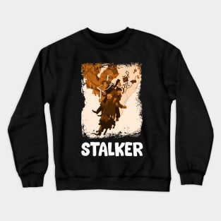 Cloaked in Mystery STALKERs Movie's Cinematic Allure Weaved into Your Daily Style Crewneck Sweatshirt